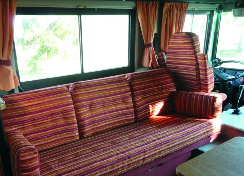 Lisiane Coulon Banquette camping car - Parc naturel régional du