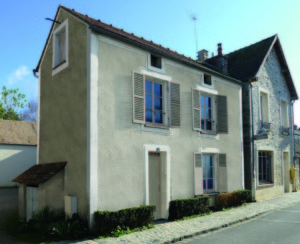 Maison de bourg : projet après rénovation (virtuel)